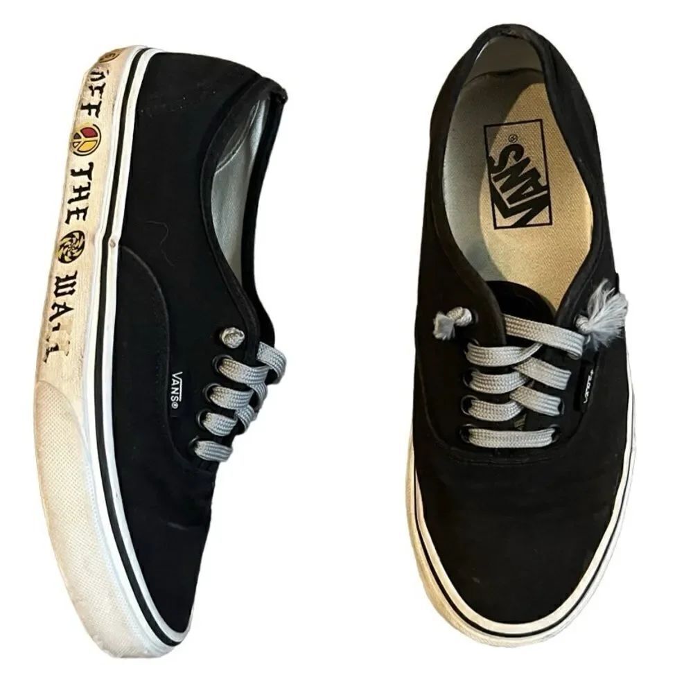 Vans Off The Wall Authentic Sidewall Low top sneakers black Size 8